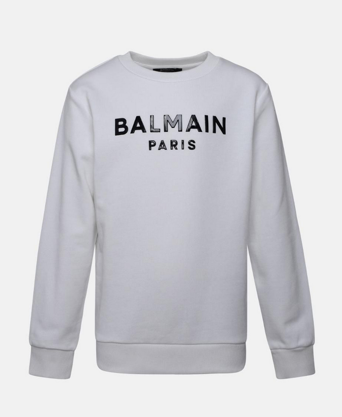 Balmain Kid's Sweater White [BS4P80-Z0001-100NE] – B-GOAT