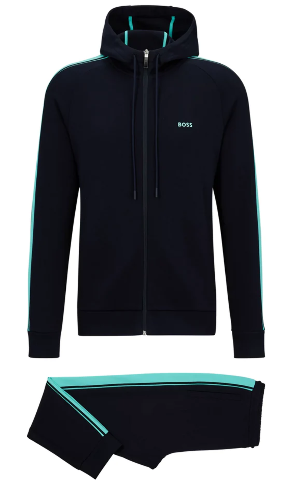 Hugo boss tracksuit set deals