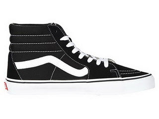 Vans sk8 on sale hi black india