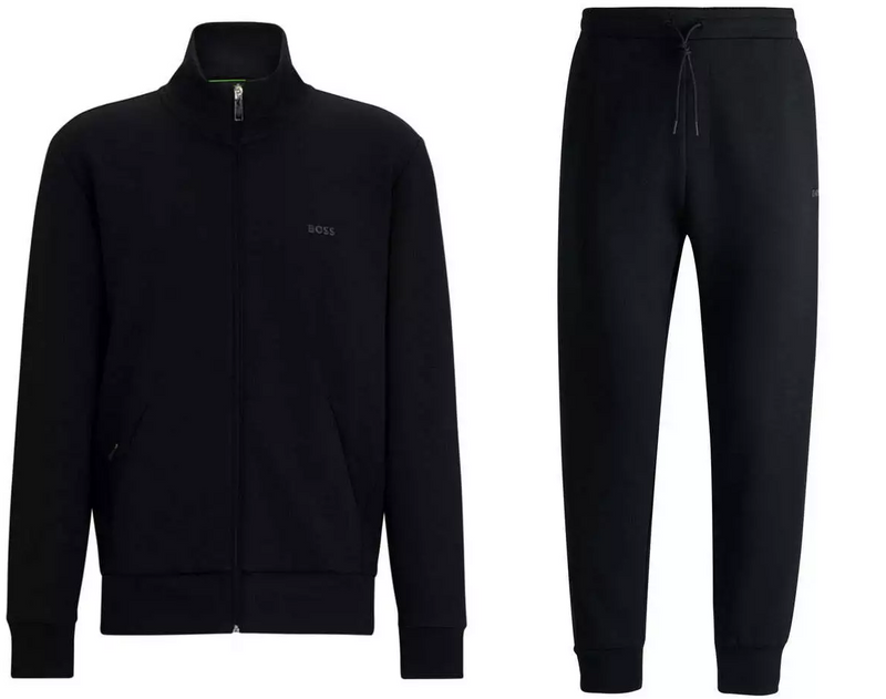 Hugo Boss 50506152 001 50506141 001 Black Tracksuit Sport Tech