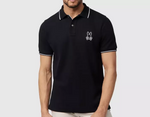 Psycho Bunny Lenox Pique Polo Black B6K138B200-001