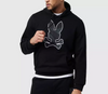 Psycho Bunny Lenox Pullover Hoodie Black B6H102B200-001