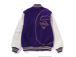 Bape Giant Ape Head Jacket Purple 1I80141013-PURPLE