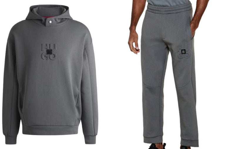 Hugo Boss 50530191-086/50530193-086 Open Grey Tracksuit