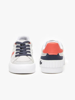 Lacoste Kids L004 Sneaker Light Grey/Red 7-45CUC000615C