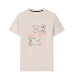 Psycho Bunny Rodman Graphic Tee Natural Linen B6U111B2TS-104