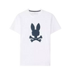 Psycho Bunny Houston Graphic Tee White B6U607C200-100