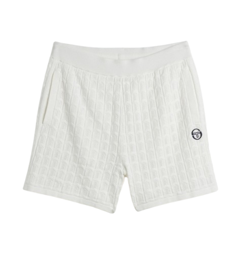 Sergio Tacchini Ulivo Crochet Short Brilliant White STS24M50825-050