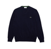 Lacoste Men's Cotton V-Neck Sweater Navy Blue AH1951-51-166