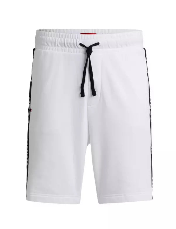 Hugo Boss Sporty Logo Shorts White 50496996-100